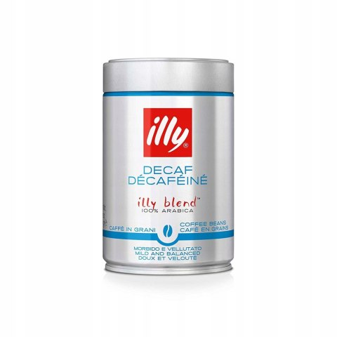 Illy Decaf (Dek) kawa bezkofeinowa ziarnista 250g Illy Decaf (Dek) kawa bezkofeinowa ziarnista 250g