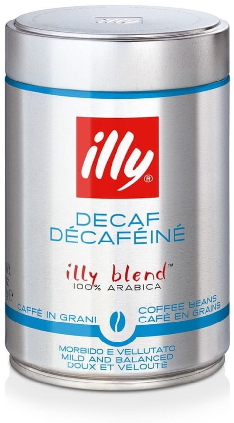Illy Decaf (Dek) kawa bezkofeinowa ziarnista 250g Illy Decaf (Dek) kawa bezkofeinowa ziarnista 250g