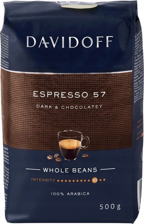 KAWA DAVIDOFF ESPRESSO 57 INTENSE ZIARNISTA 500g KAWA DAVIDOFF ESPRESSO 57 INTENSE ZIARNISTA 500g