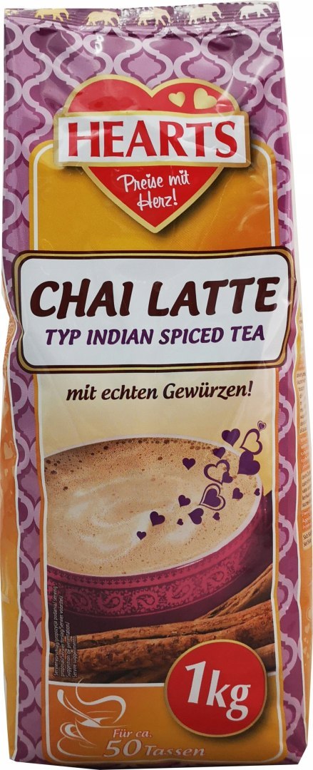 Kawa cappuccino Hearts CHAI LATTE 1 kg Kawa cappuccino Hearts CHAI LATTE 1 kg