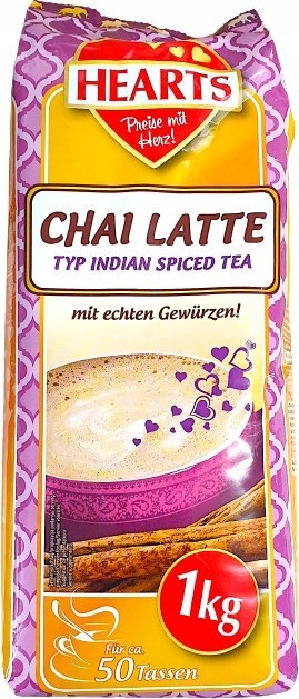 Kawa cappuccino Hearts CHAI LATTE 1 kg Kawa cappuccino Hearts CHAI LATTE 1 kg
