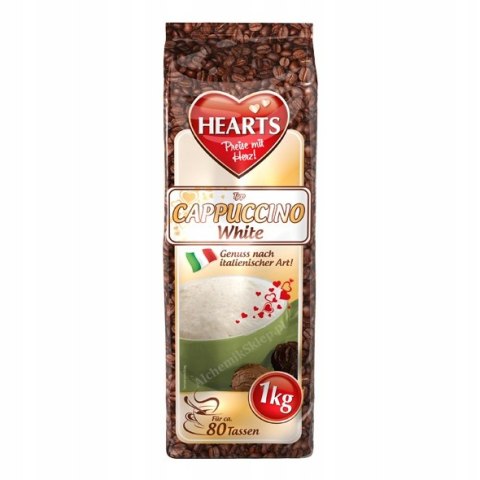 Kawa cappuccino Hearts WHITE 1 kg Kawa cappuccino Hearts WHITE 1 kg