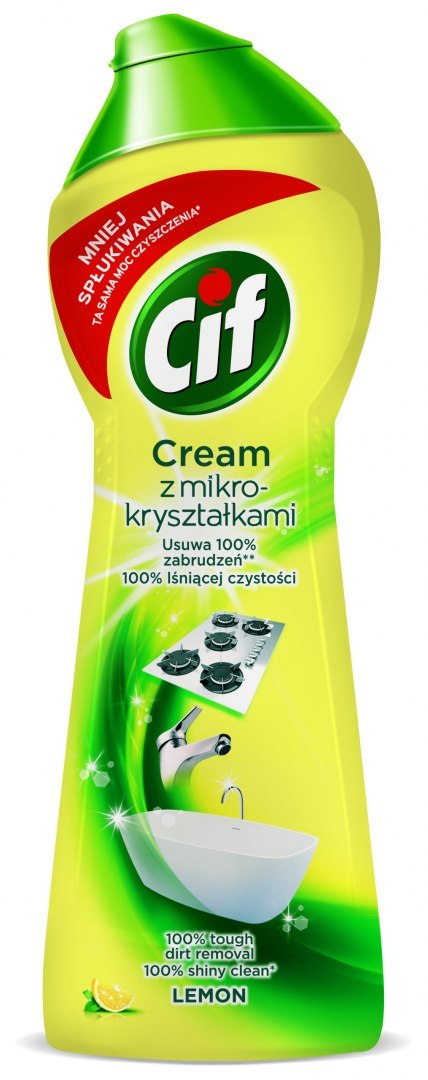 Mleczko Cif 300l czyszczenie wielofunkcyjne lemon