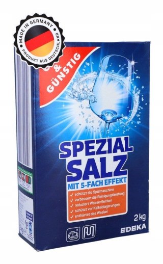 Niemiecka Sól do Zmywarki G&G 2kg DE