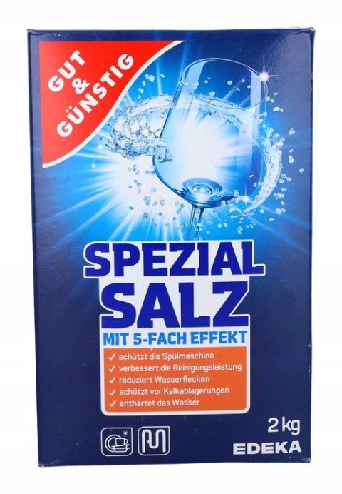 Niemiecka Sól do Zmywarki G&G 2kg DE