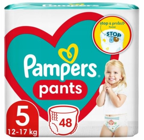 PAMPERS Pieluchomajtki Pants 5 Junior 48 szt. PAMPERS Pieluchomajtki Pants 5 Junior 48 szt.