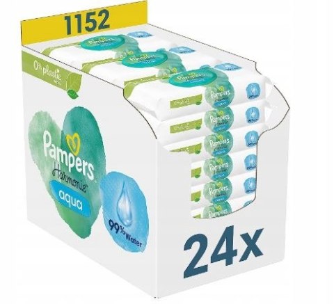 Pampers Harmonie Aqua Plastic Free 24x48 Pampers Harmonie Aqua Plastic Free 24x48