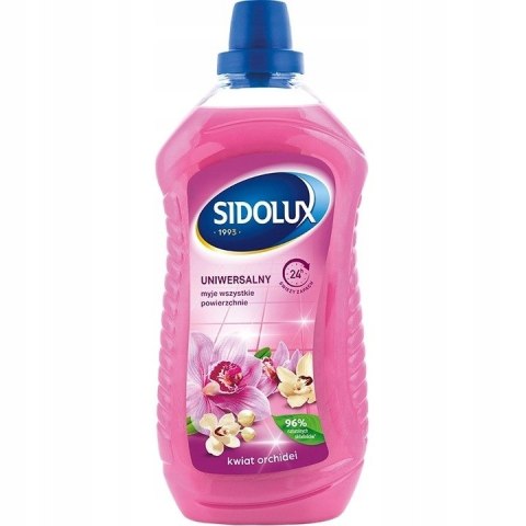 SIDOLUX Kwiat Orchidei uniwersalny płyn do mycia 1L SIDOLUX Kwiat Orchidei uniwersalny płyn do mycia 1L