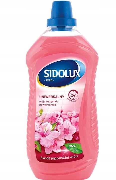 Sidolux płyn uniwersalny Kwiat Japońskiej Wiśni 1l Sidolux płyn uniwersalny Kwiat Japońskiej Wiśni 1l